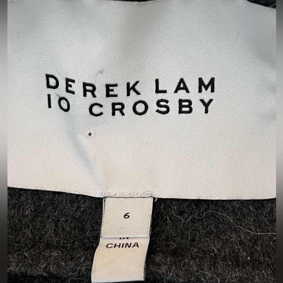Derek Lam 10 Crosby Double Face Sleeveless Coat Sz 6 - Picture 11 of 12